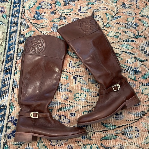 Tory Burch leather boots - Picture 1 of 3
